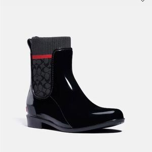 NEW Coach waterproof boots